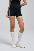 Shorts taille haute pour femmes