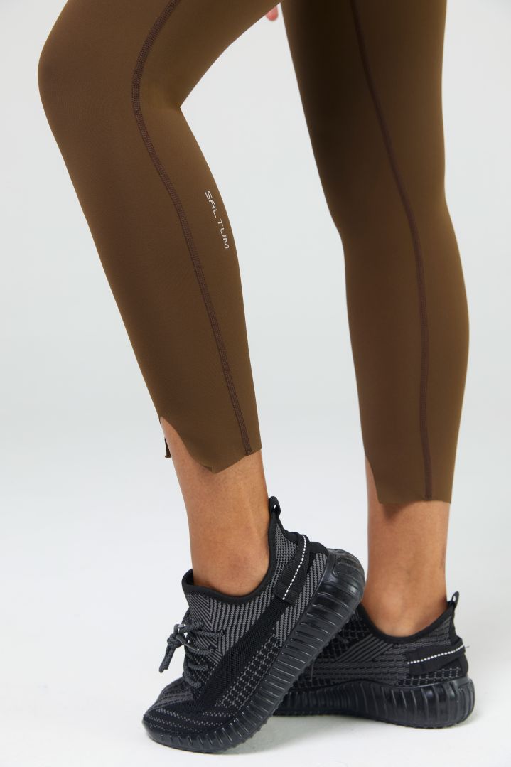 Legging fendu taille haute 7/8 pour femme