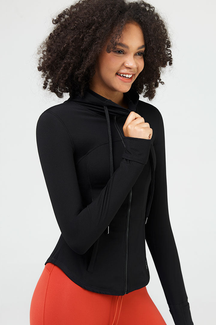 Veste à capuche entièrement zippée