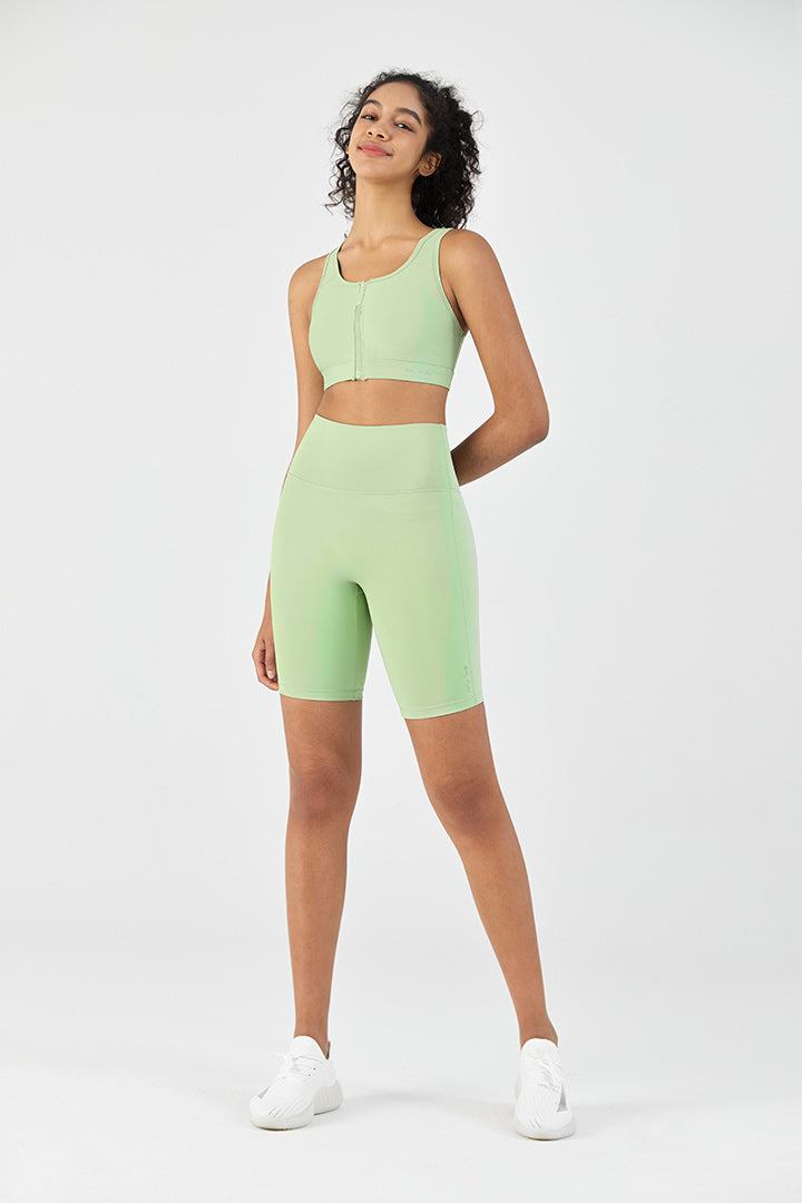 Soutien-gorge à zip avant et short Speedy pour femme