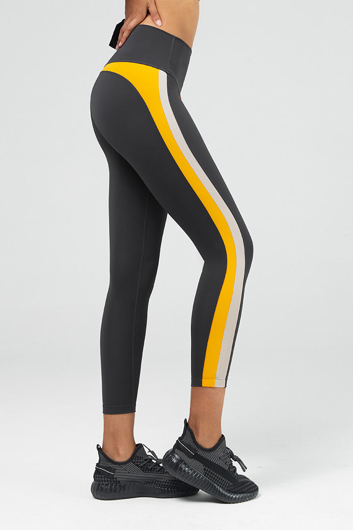 Legging taille haute 7/8 gainant ventre plat