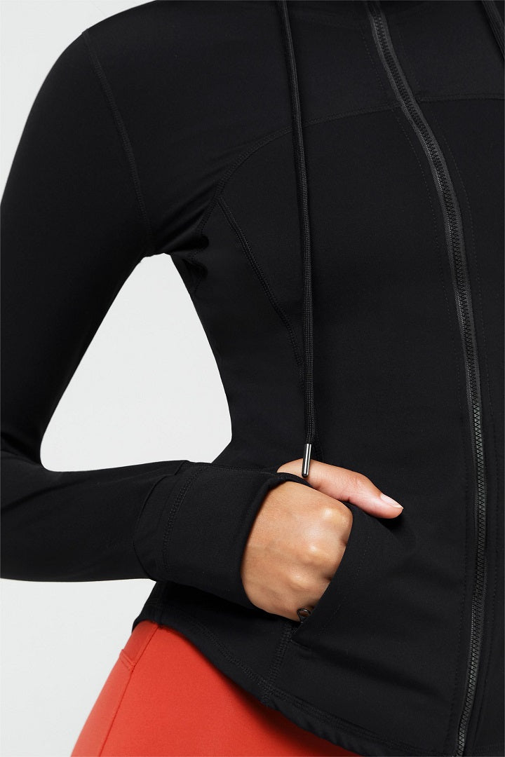 Veste à capuche entièrement zippée