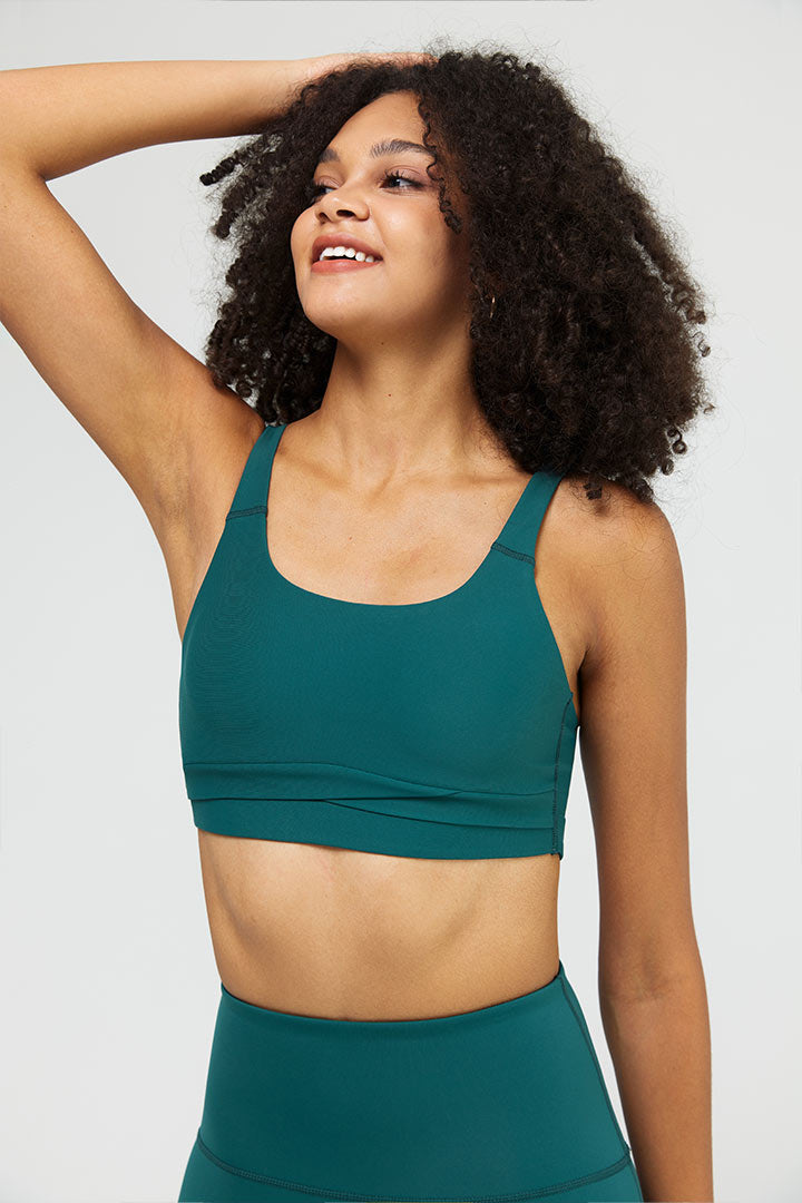 Soutien-gorge de sport chic à fines bretelles pour femme