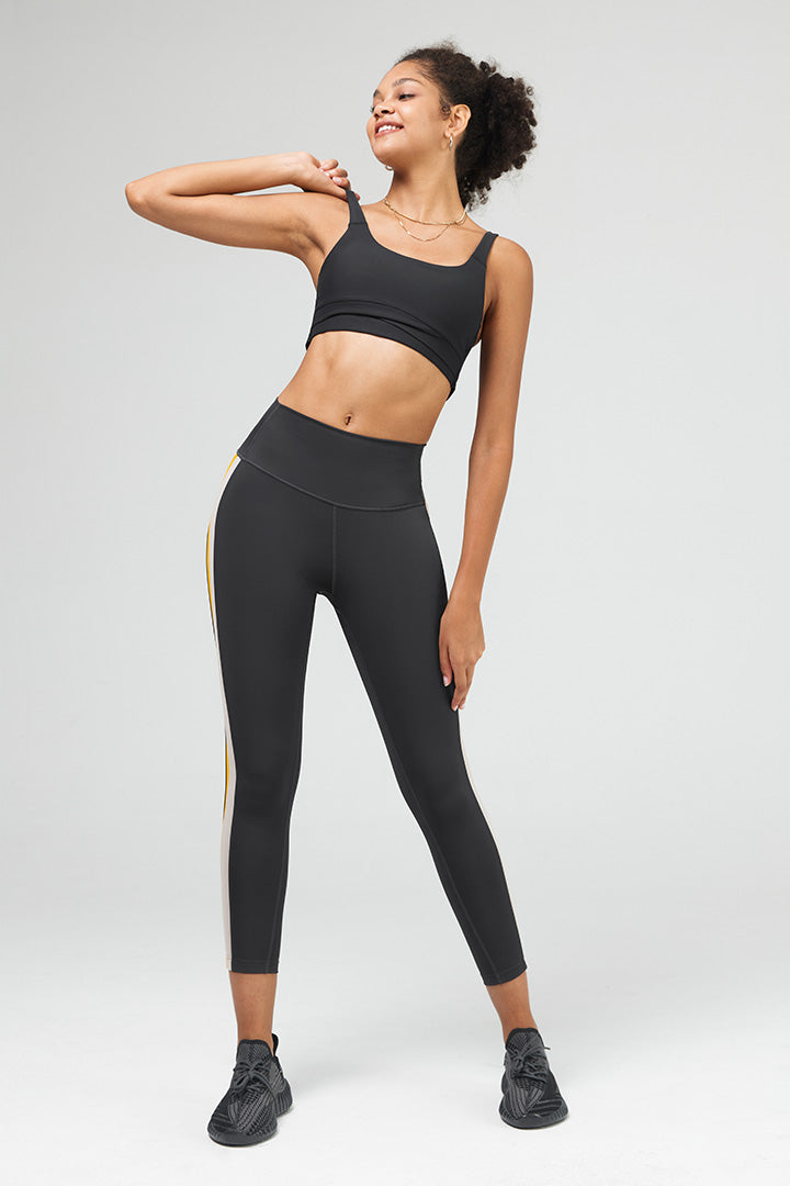 Legging taille haute 7/8 gainant ventre plat