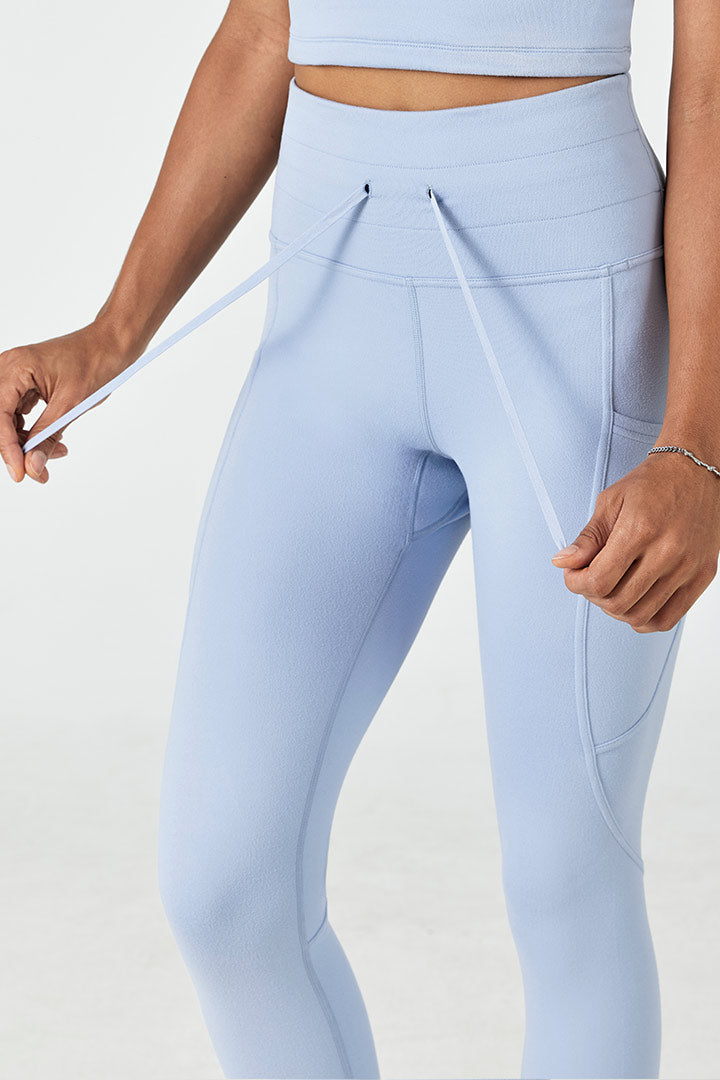 Legging à cordon taille haute
