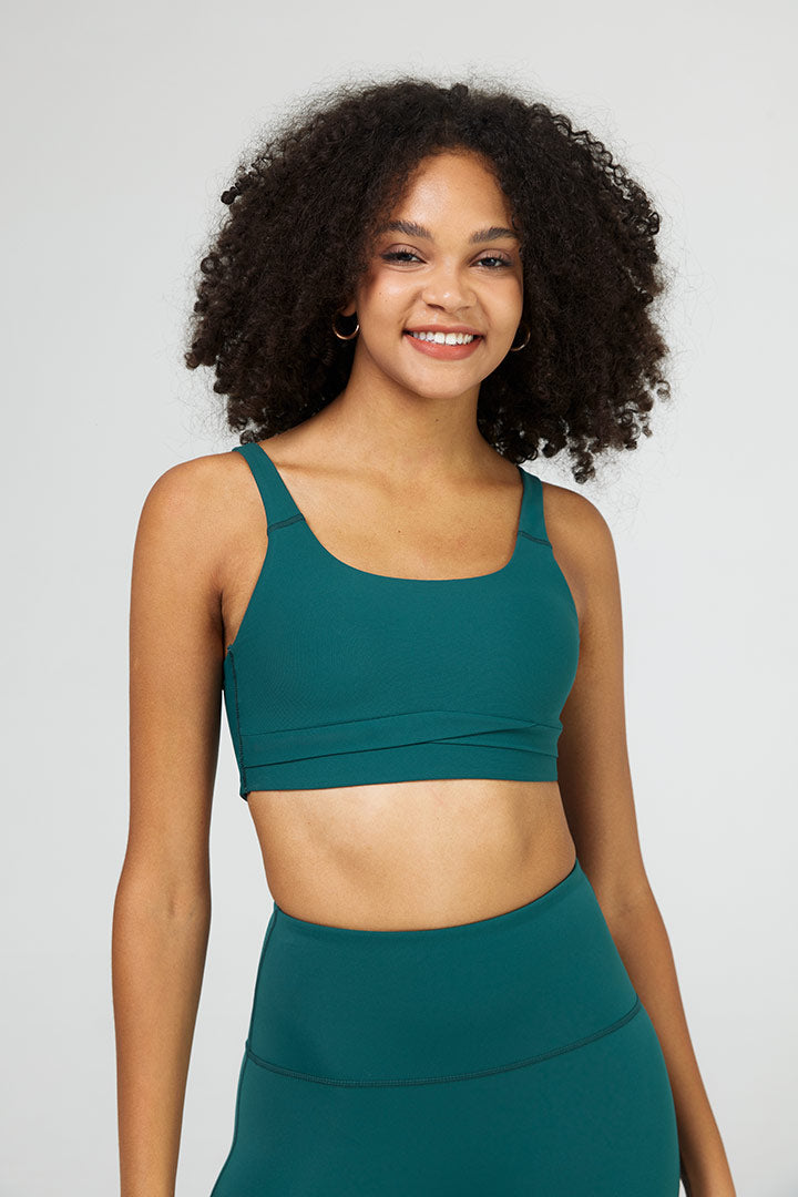 Soutien-gorge de sport chic à fines bretelles pour femme