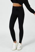 Legging à cordon taille haute