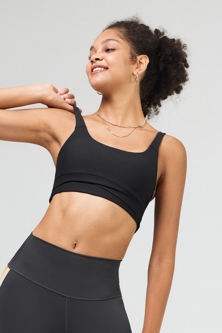 Soutien-gorge de sport chic à fines bretelles pour femme