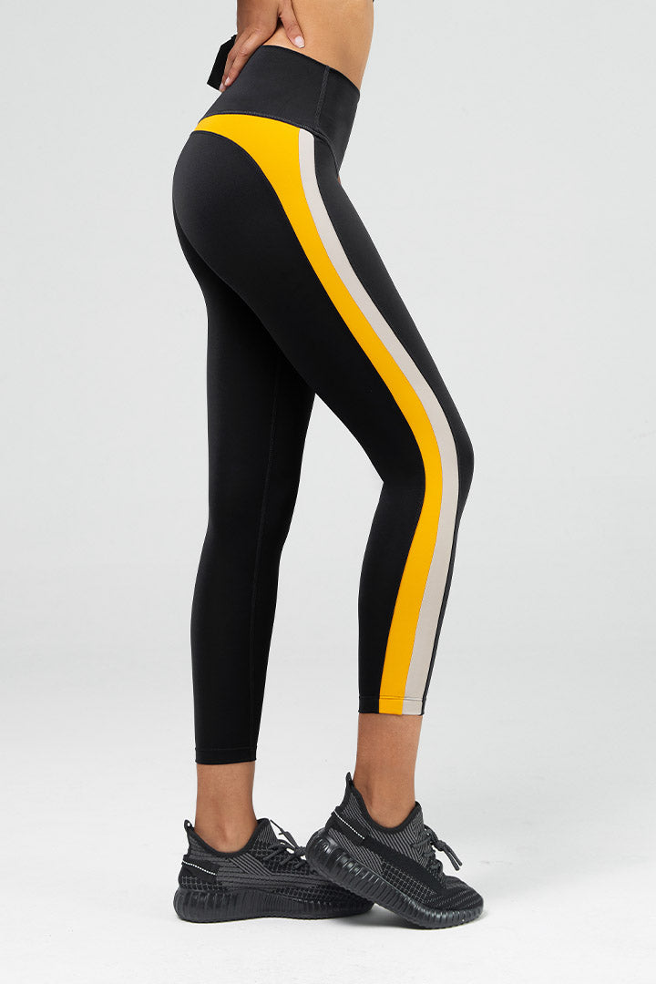 Legging taille haute 7/8 gainant ventre plat