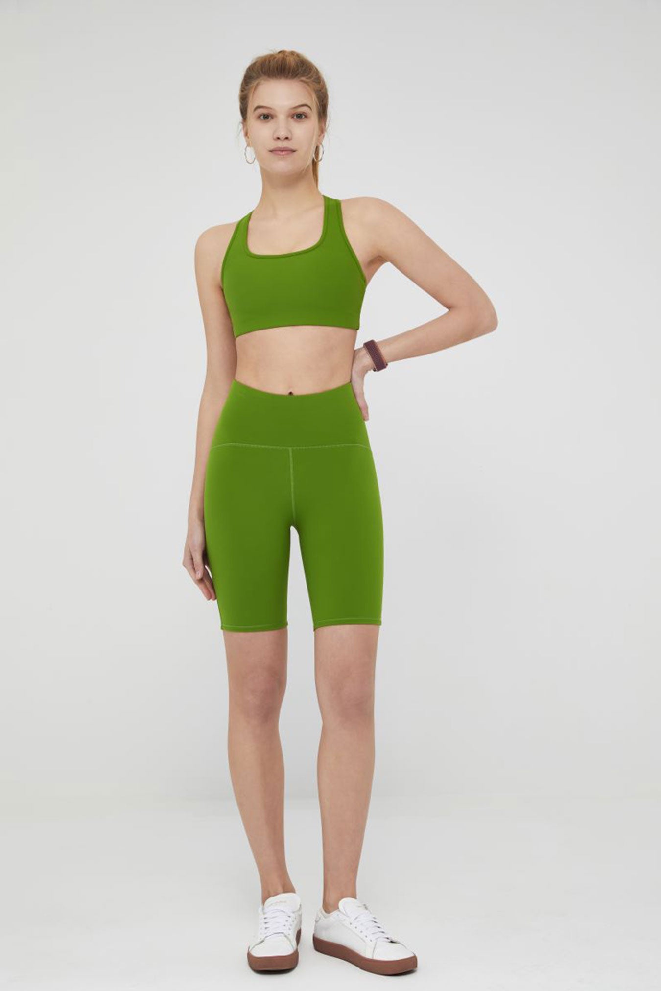 Short cycliste taille haute M Line pour femme