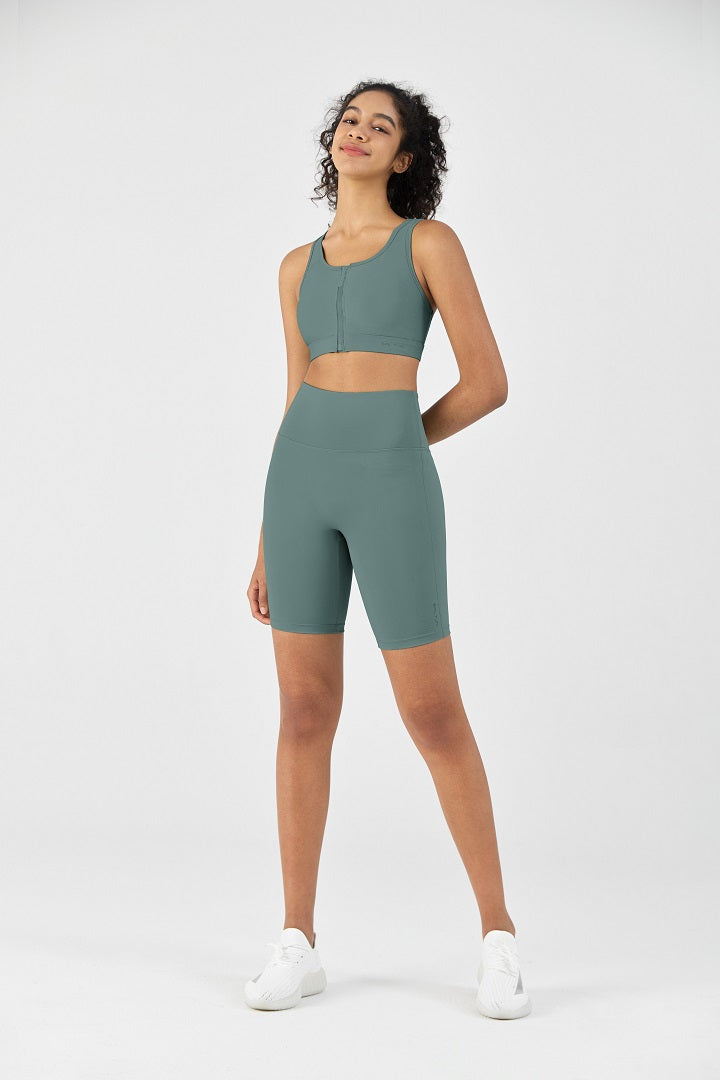 Soutien-gorge à zip avant et short Speedy pour femme