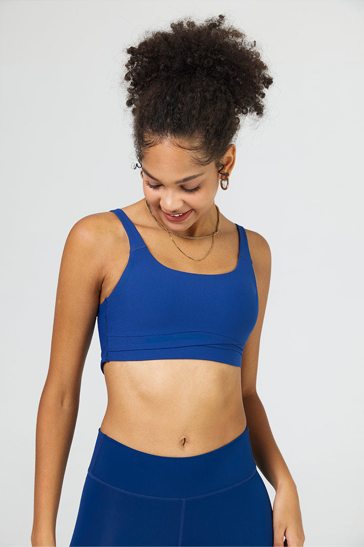 Soutien-gorge de sport chic à fines bretelles pour femme